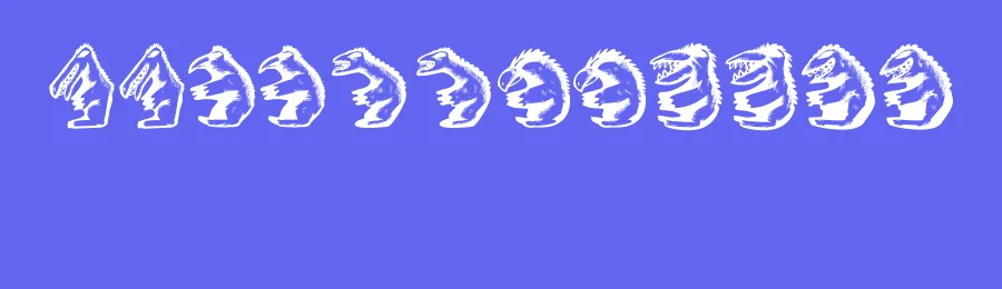 Hell Beasts by Vladimir Nikolic — Dingbats Font — thumbnail 3