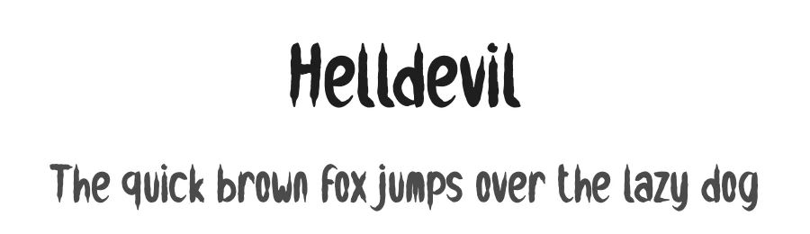 Helldevil by Andi Moz — Decorative Font