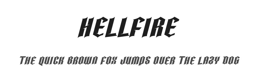 Hellfire by Solv Vast β Blackletter Font