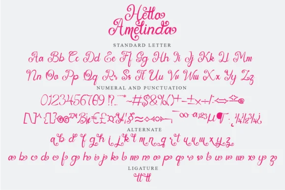 Hello Amelinda Font by Muksal Creative — Script Handwritten Font — thumbnail 7