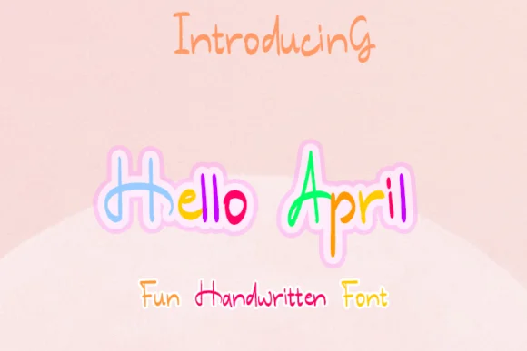 Hello April Font by By Anggun.studio by By Anggun.studio — Script Handwritten Font