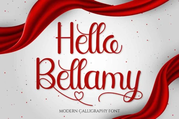 Hello Bellamy Font by Alfinart β Script Handwritten Font