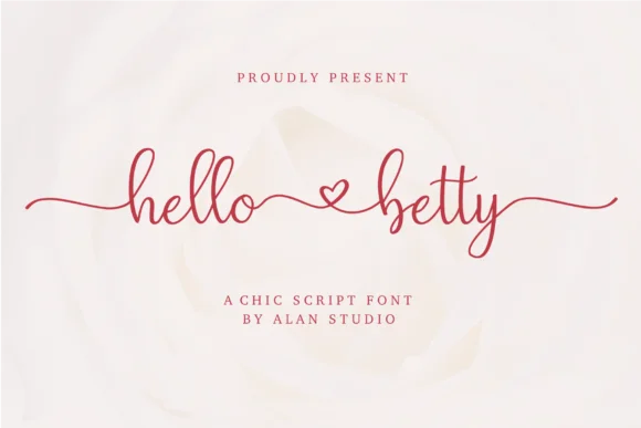 Hello Betty Font by alanstudio99 — Script Handwritten Font