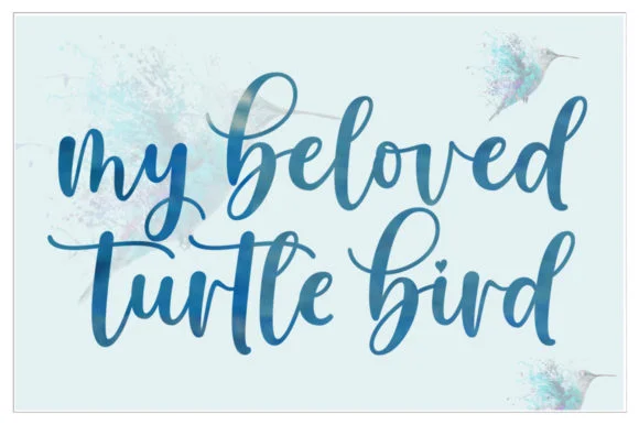 Hello Bluebird Font by rastype1010 — Script Handwritten Font — thumbnail 3