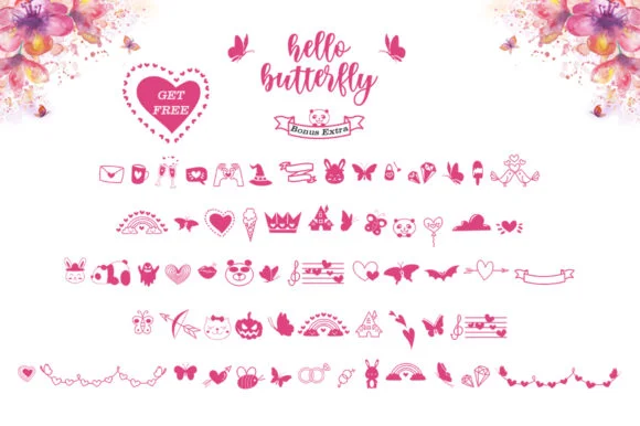 Hello Butterfly Font by IRF Lab Studio by IRF Lab Studio — Script Handwritten Font — thumbnail 6