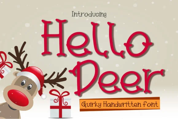Hello Deer Font by boogaletter — Script Handwritten Font