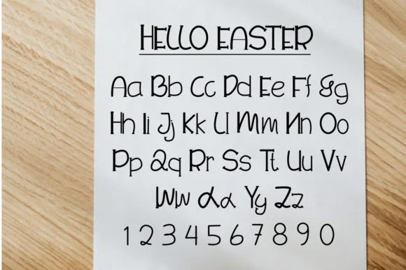 Hello Easter Font by Mahesa Design — Script Handwritten Font — thumbnail 2