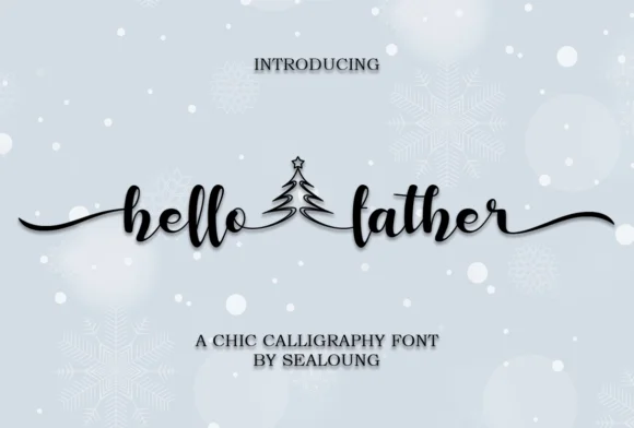 Hello Father Font by Sealoung by Sealoung — Script Handwritten Font