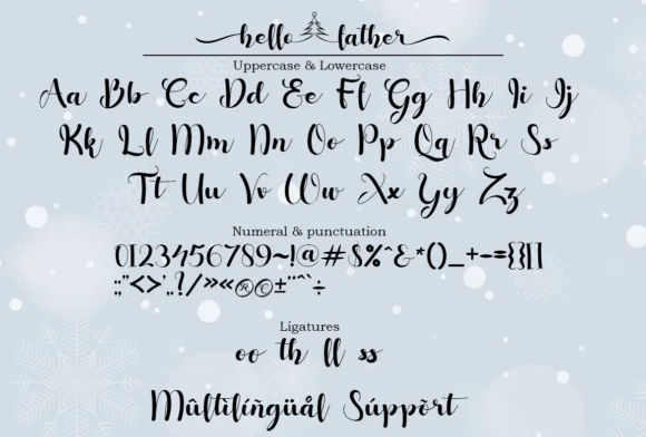 Hello Father Font by Sealoung by Sealoung — Script Handwritten Font — thumbnail 9