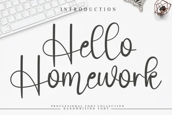 Hello Homework Font by andikastudio — Script Handwritten Font