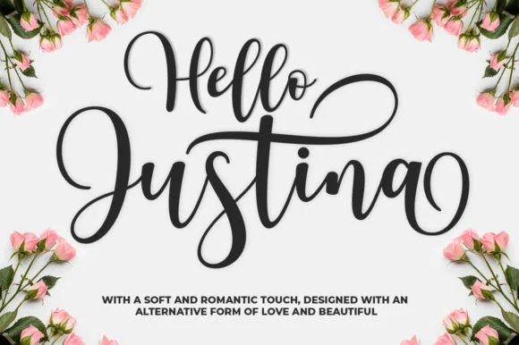 Hello Justina Font by Natural Ink — Script Handwritten Font