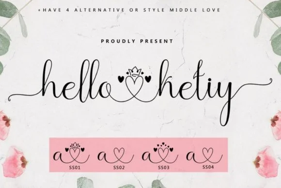 Hello Ketiy Font by Stellar Studio — Script Handwritten Font