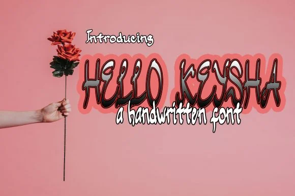 Hello Keysha Font by syakaltype — Script Handwritten Font