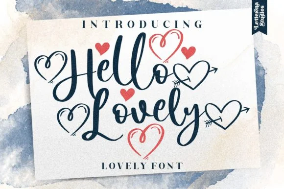 Hello Lovely Font by Letterena Studios by Letterena Studios — Script Handwritten Font