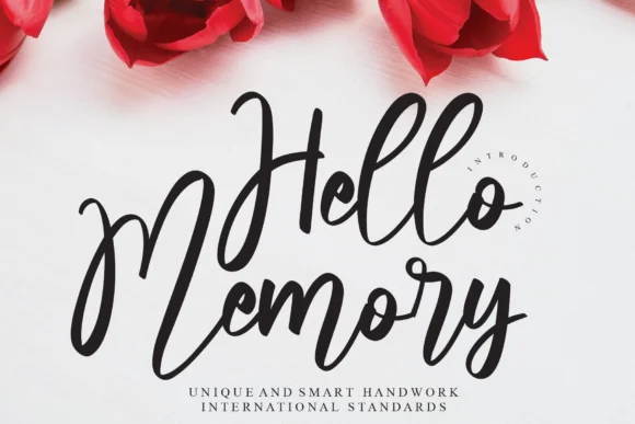 Hello Memory Font by Misterletter.co — Script Handwritten Font