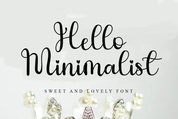 Hello Minimalist Font