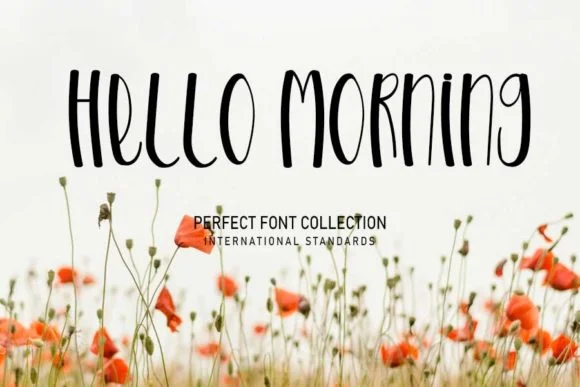 Hello Morning Font by shiddiq.art — Script Handwritten Font
