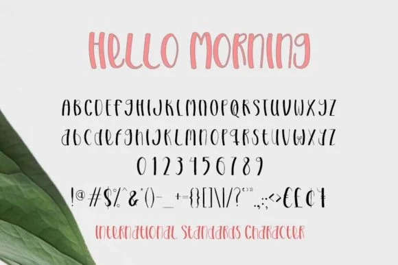Hello Morning Font by shiddiq.art — Script Handwritten Font — thumbnail 4