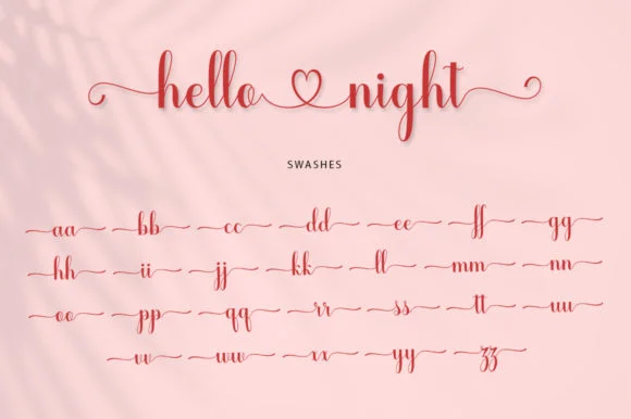 Hello Night Font by Black Studio — Script Handwritten Font — thumbnail 8