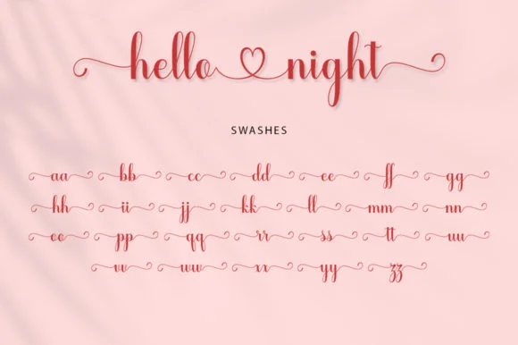 Hello Night Font by Black Studio — Script Handwritten Font — thumbnail 9