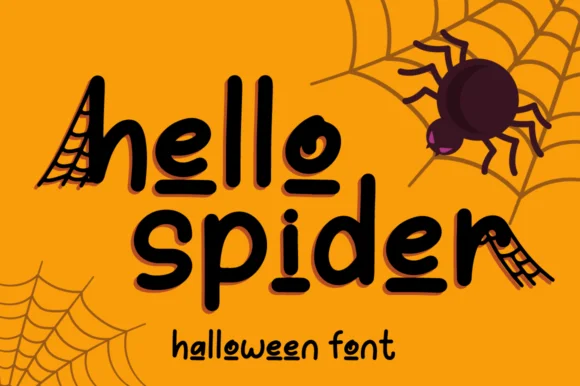 Hello Spider Font by attypestudio — Script Handwritten Font