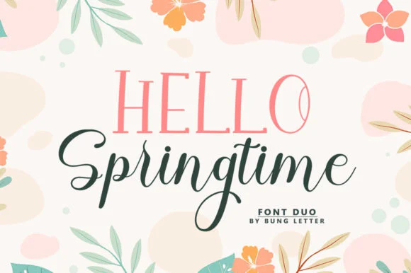 Hello Springtime Font by bungreja123 — Script Handwritten Font — thumbnail 5