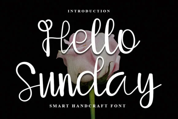 Hello Sunday Font by ONE DESIGN by ONE DESIGN — Script Handwritten Font