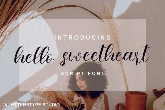 Hello Sweetheart Font by Letterstype — Script Handwritten Font