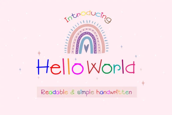 Hello World Font by Nobu Collections by Nobu Collections — Script Handwritten Font
