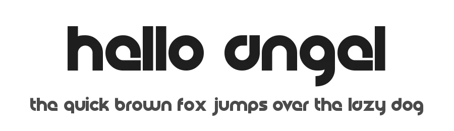 Hello Angel by Hawtpixel — Display Font