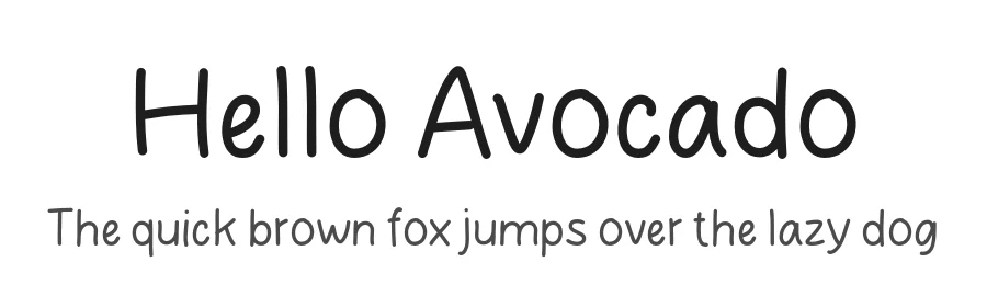 Hello Avocado