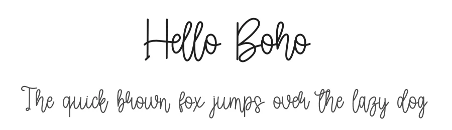 Hello Boho
