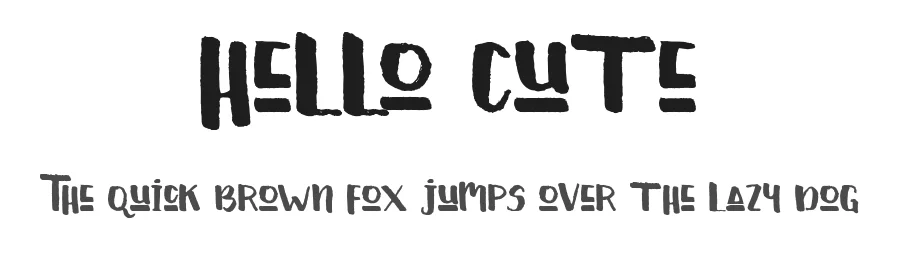 Hello Cute by Atj — Decorative Font