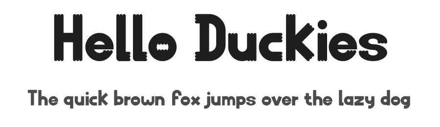 Hello Duckies