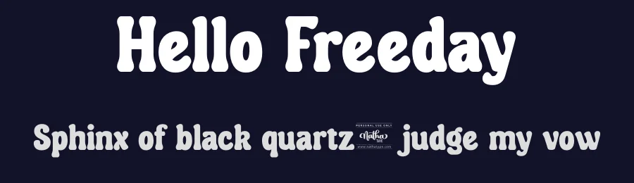 Hello Freeday by Nathatype — Sans Serif Font — thumbnail 2