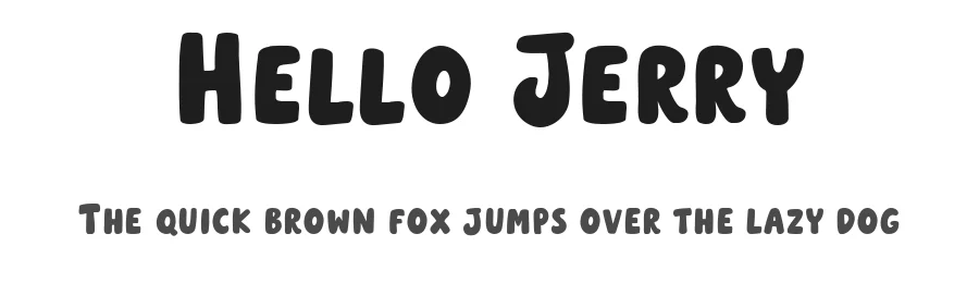 Hello Jerry