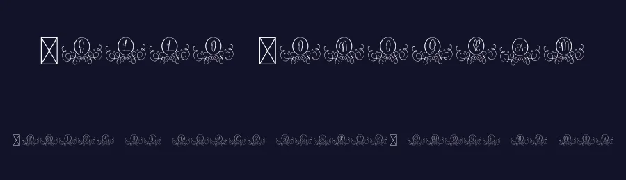 Hello Monogram by Go Letter — Decorative Font — thumbnail 2