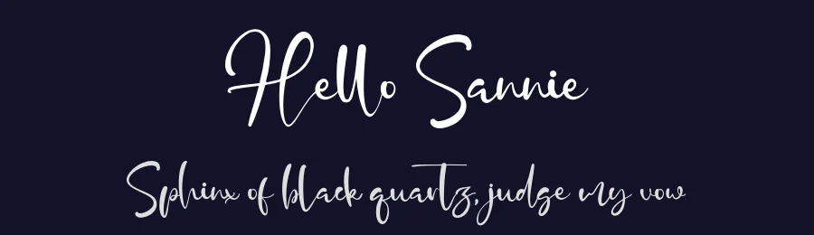 Hello Sannie by Kong Font — Script Handwritten Font — thumbnail 2