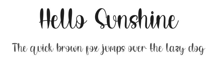Hello Sunshine
