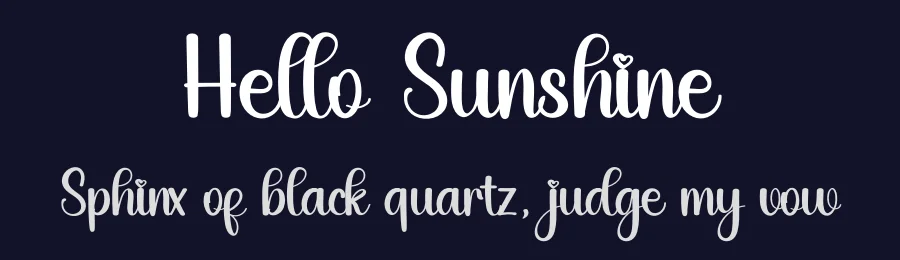Hello Sunshine by Inermedia Studio — Script Handwritten Font — thumbnail 2