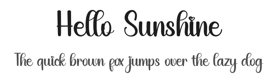 Hello Sunshine