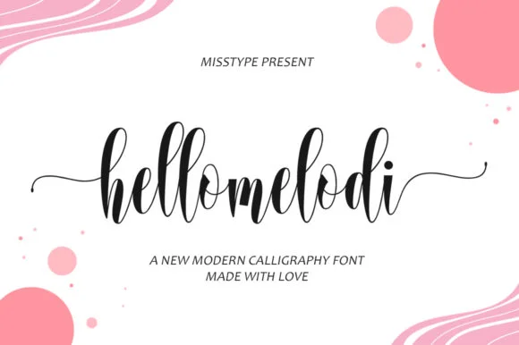 Hellomelodi Font by IRF Lab Studio — Script Handwritten Font