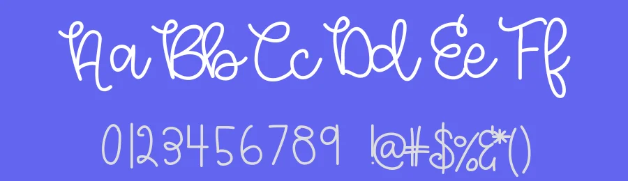 Hello Morgan by Jen Jones — Decorative Font — thumbnail 3