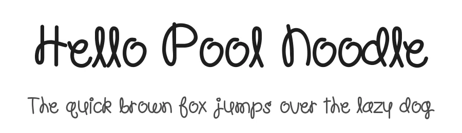 Hello Pool Noodle