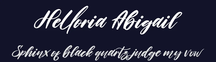 Helloria Abigail by Perspectype Studio - Letterena.com — Script Handwritten Font — thumbnail 2