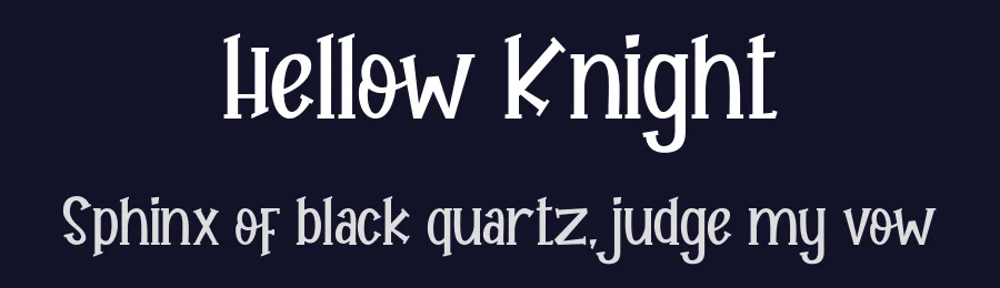 Hellow Knight by Beautypes — Decorative Font — thumbnail 2
