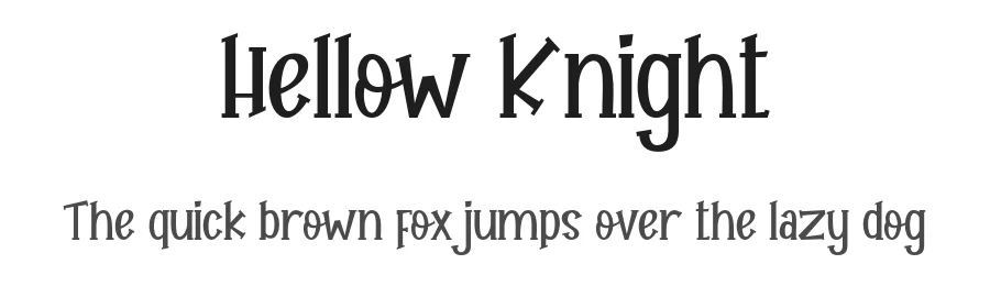 Hellow Knight by Beautypes — Decorative Font