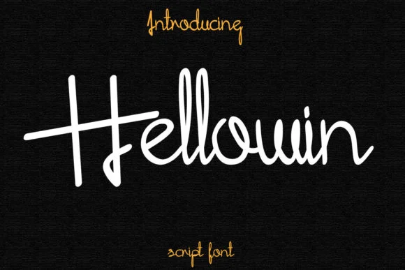 Hellowin Font by PojolType by PojolType — Script Handwritten Font