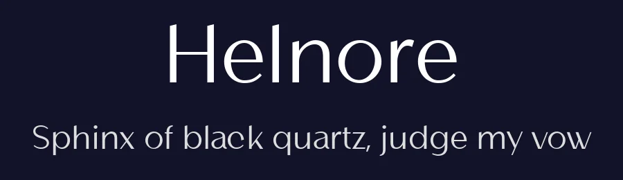 Helnore by Owlking Project — Sans Serif Font — thumbnail 2