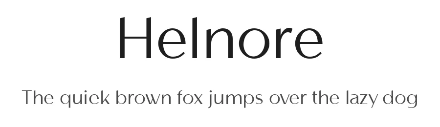 Helnore by Owlking Project — Sans Serif Font